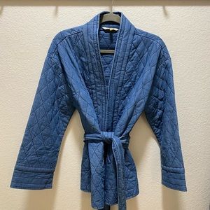 Quilted Denim Jacket